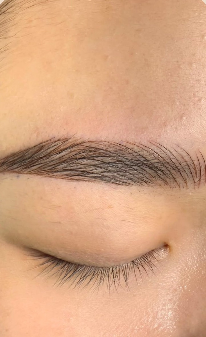 Eyebrow embroidery result at Lashdou